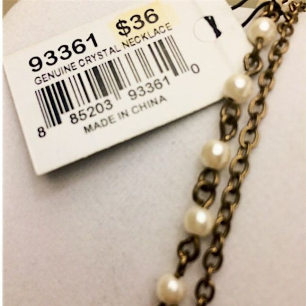 Cookie Lee Genuine Crystal Necklace - Picture 4 of 4